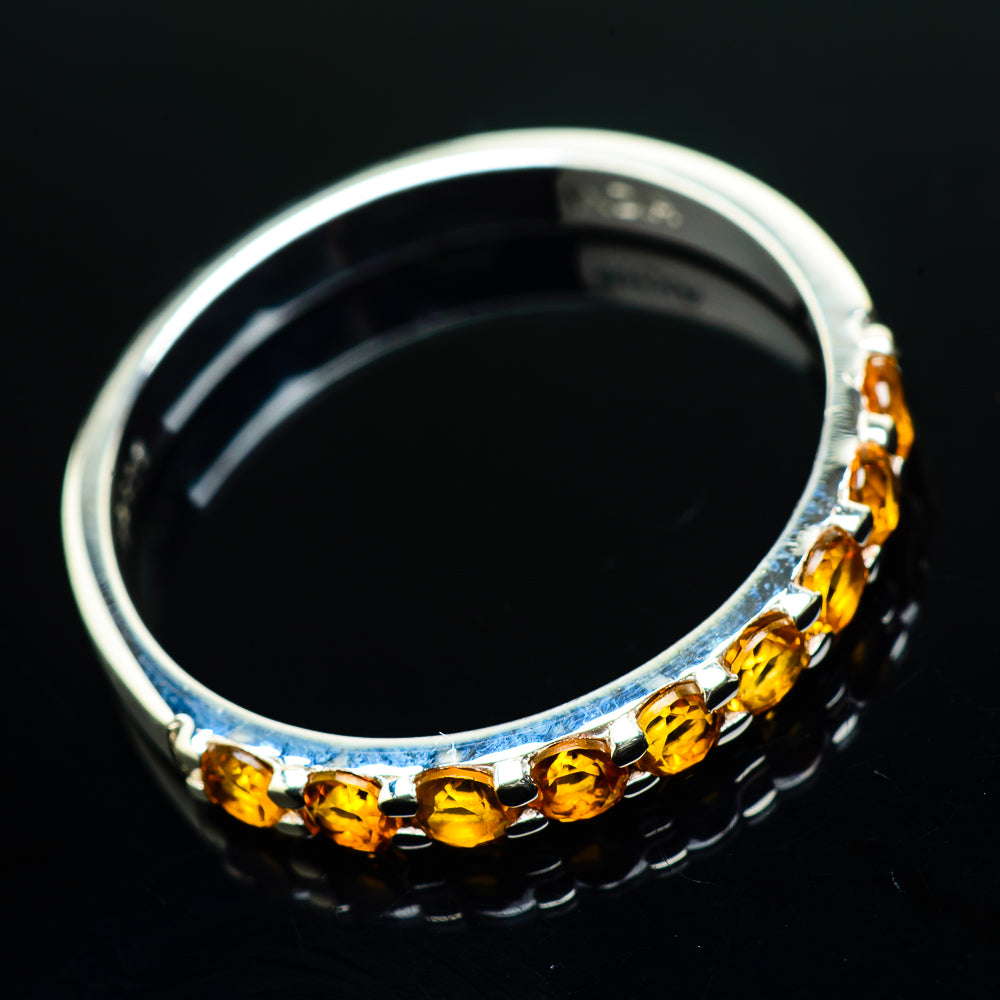 Citrine Rings handcrafted by Anasilvercos - RING20151