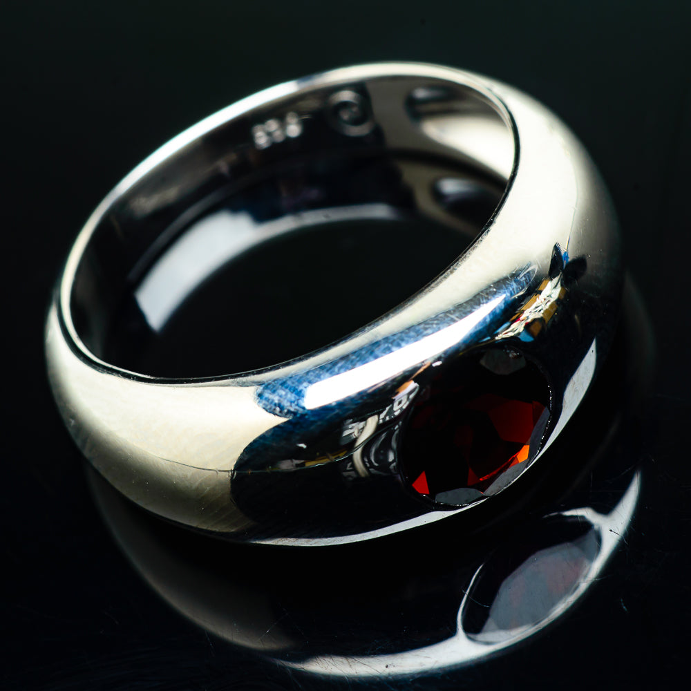 Garnet Rings handcrafted by Anasilvercos - RING20176