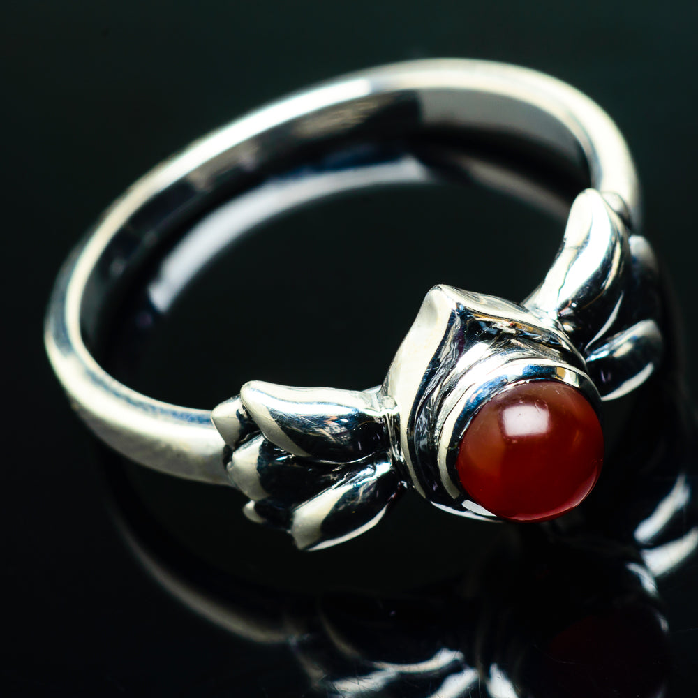 Red Onyx Rings handcrafted by Anasilvercos - RING20232