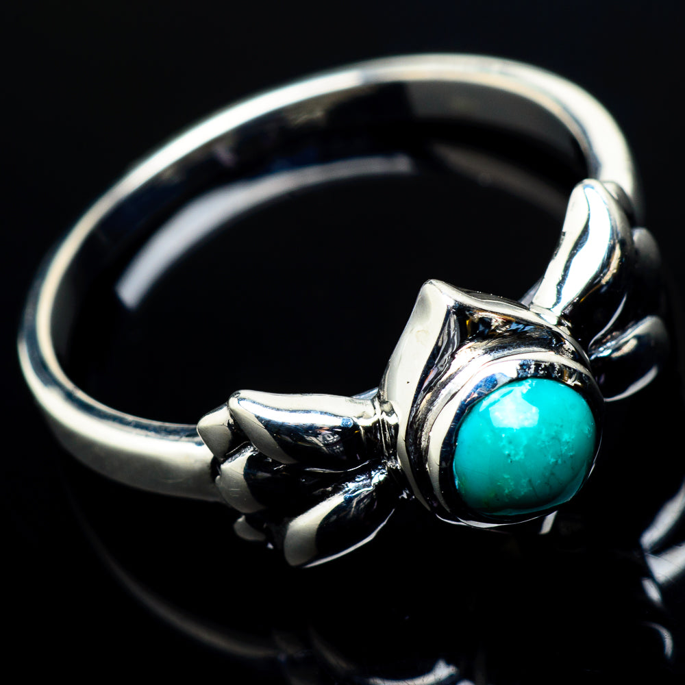 Tibetan Turquoise Rings handcrafted by Anasilvercos - RING20263