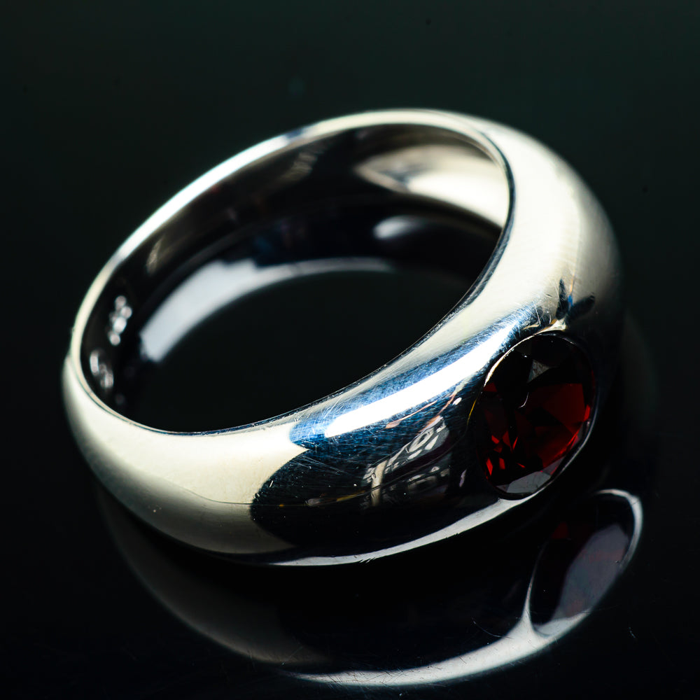 Garnet Rings handcrafted by Anasilvercos - RING20273