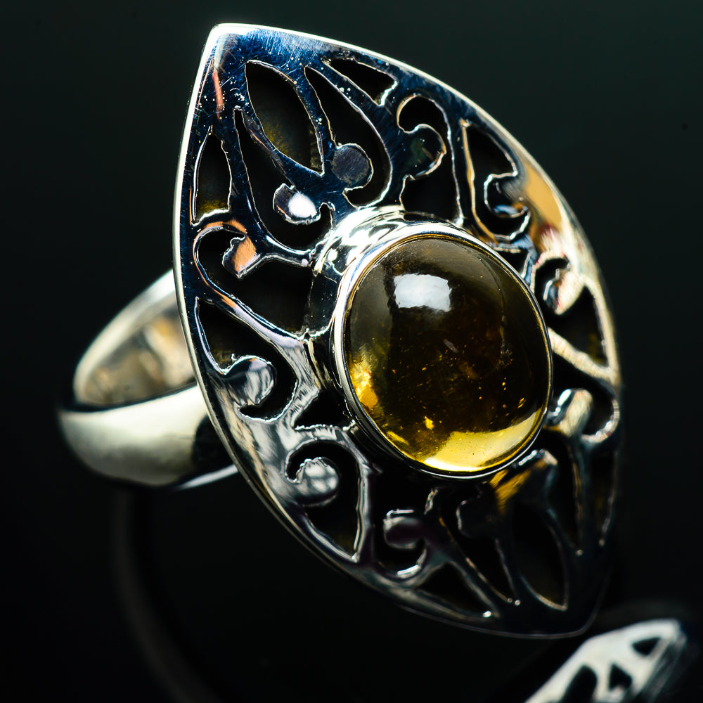 Citrine Rings handcrafted by Anasilvercos - RING20363