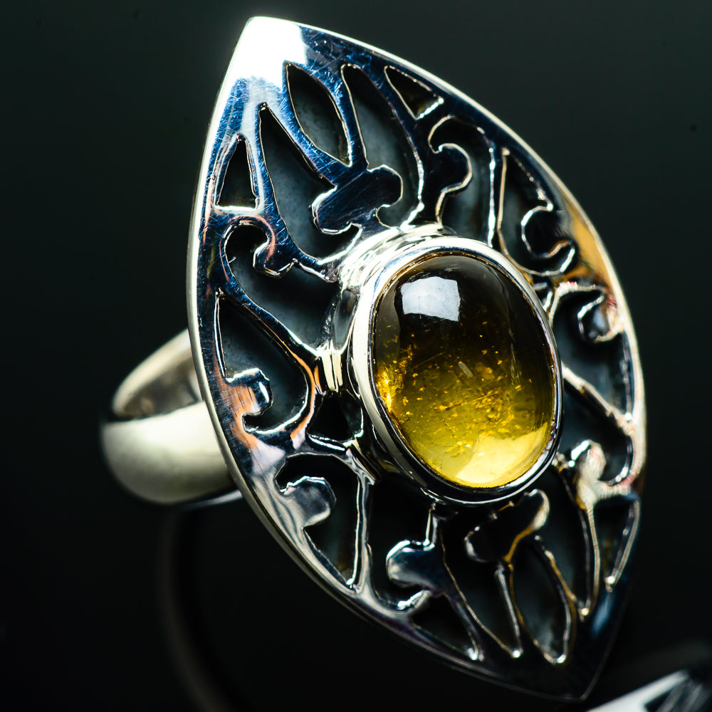 Citrine Rings handcrafted by Anasilvercos - RING20379