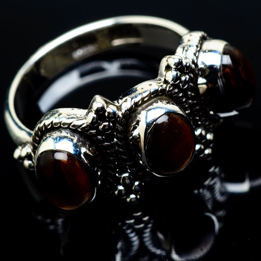 Tiger Eye Rings handcrafted by Anasilvercos - RING20602