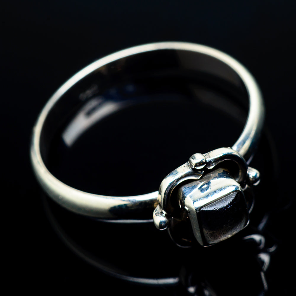 Rainbow Moonstone Rings handcrafted by Anasilvercos - RING20645