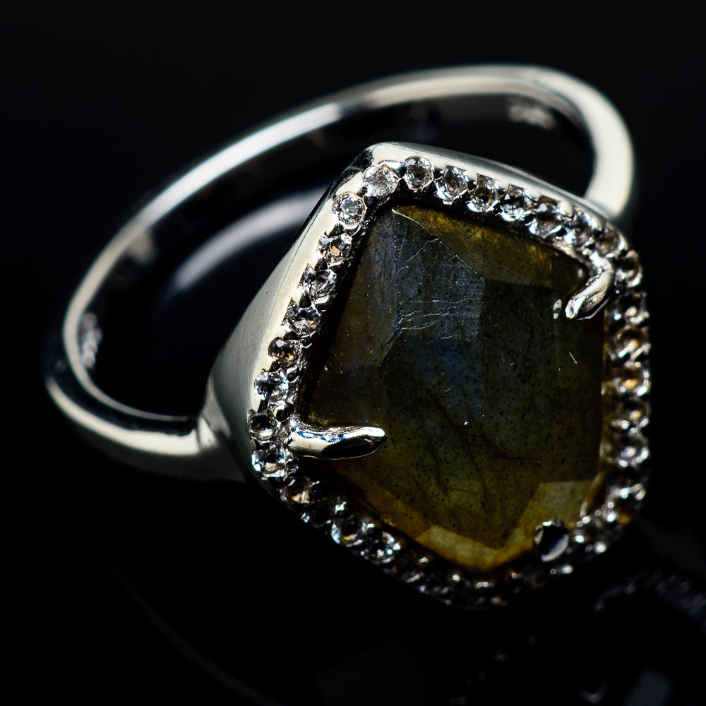 Labradorite Rings handcrafted by Anasilvercos - RING20689