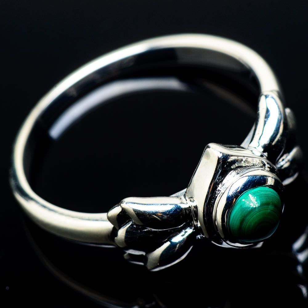 Malachite Rings handcrafted by Anasilvercos - RING20787