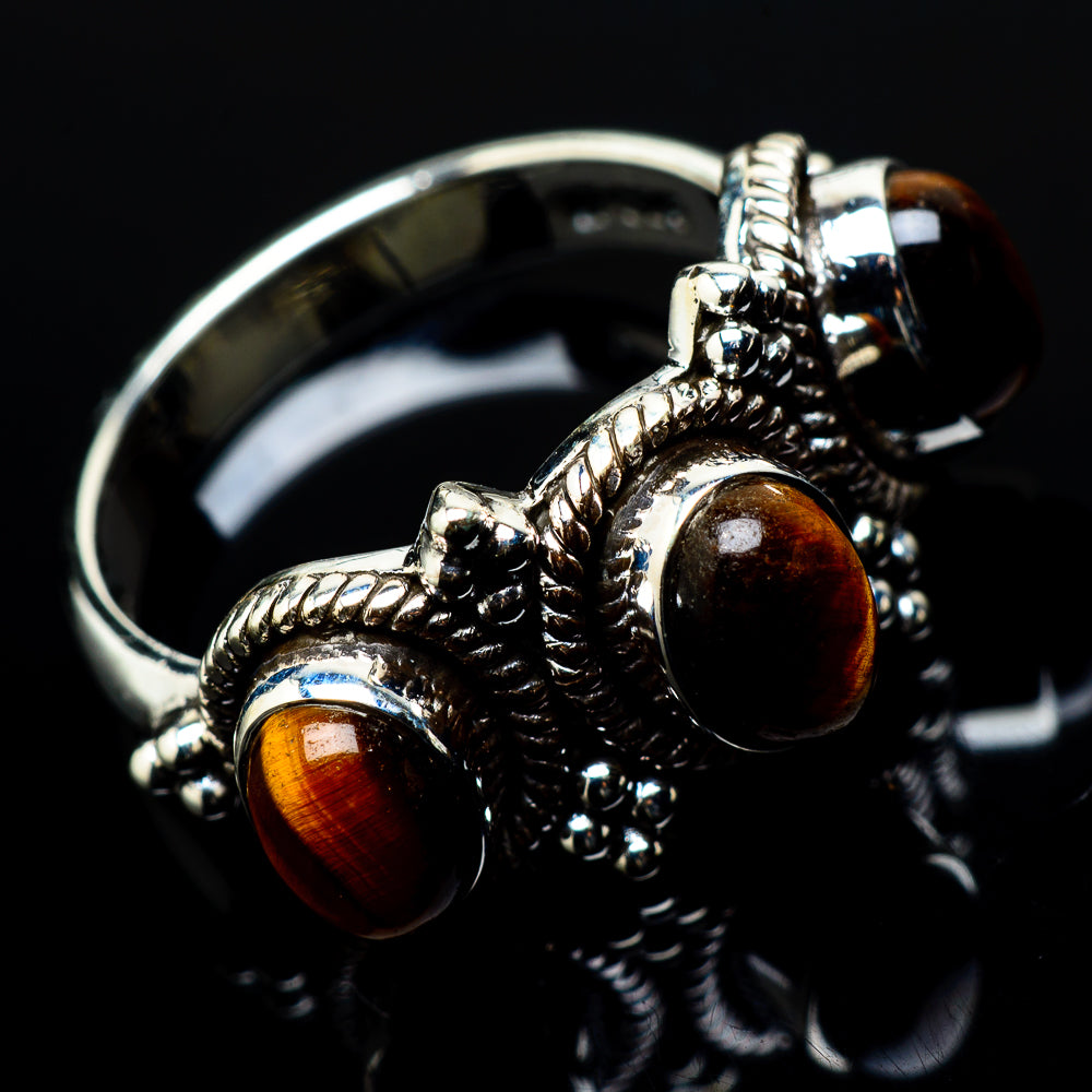 Tiger Eye Rings handcrafted by Anasilvercos - RING20790