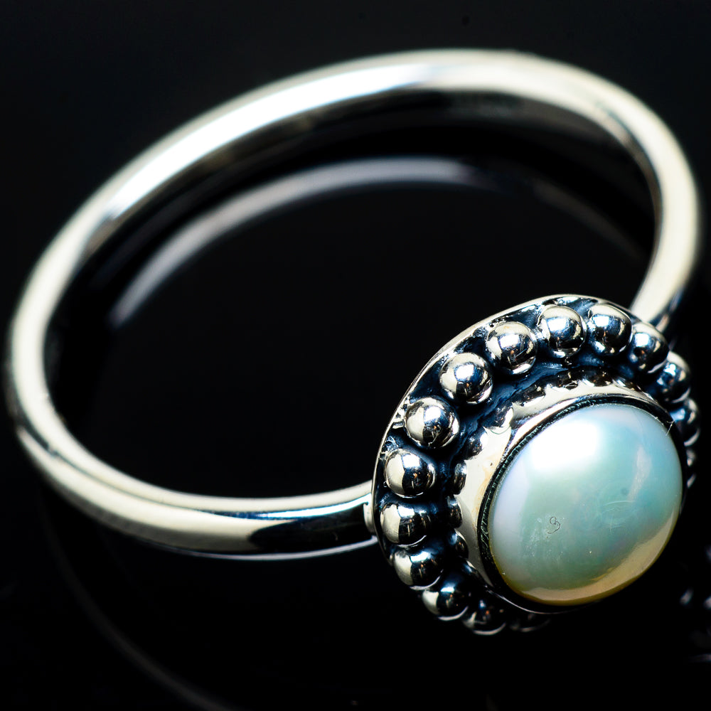 Cultured Pearl Rings handcrafted by Anasilvercos - RING20802