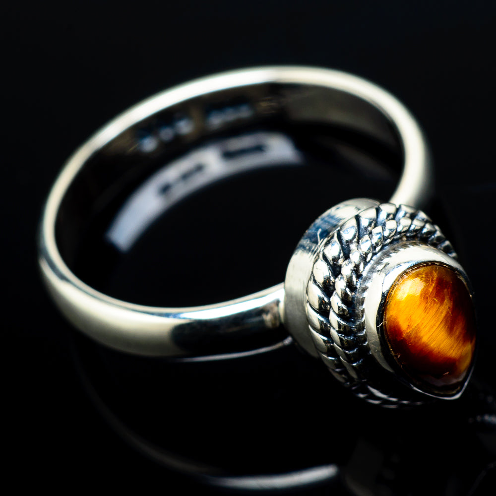 Tiger Eye Rings handcrafted by Anasilvercos - RING20862