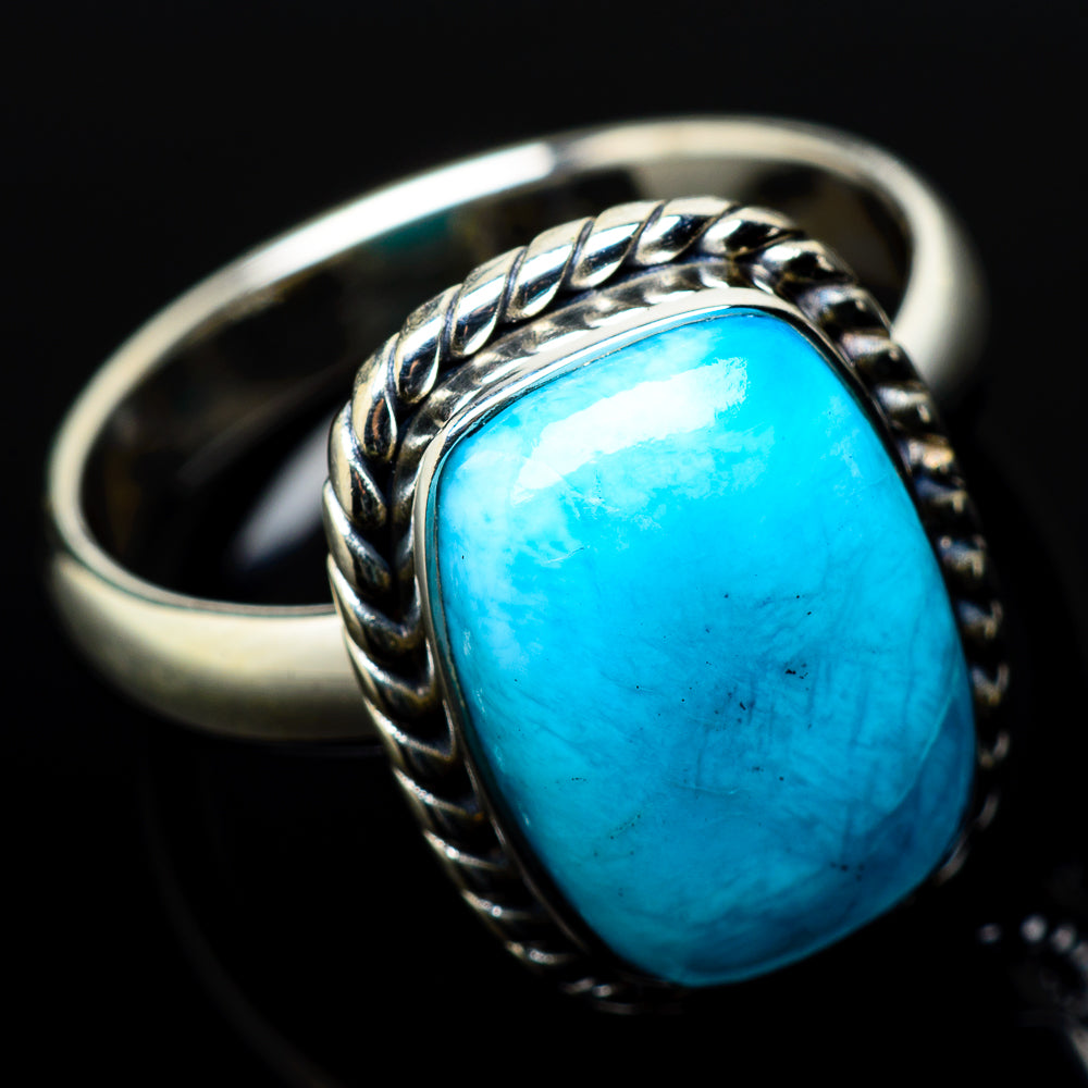 Larimar Rings handcrafted by Anasilvercos - RING20879