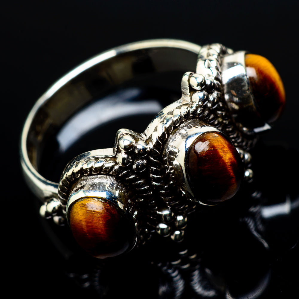 Tiger Eye Rings handcrafted by Anasilvercos - RING20906
