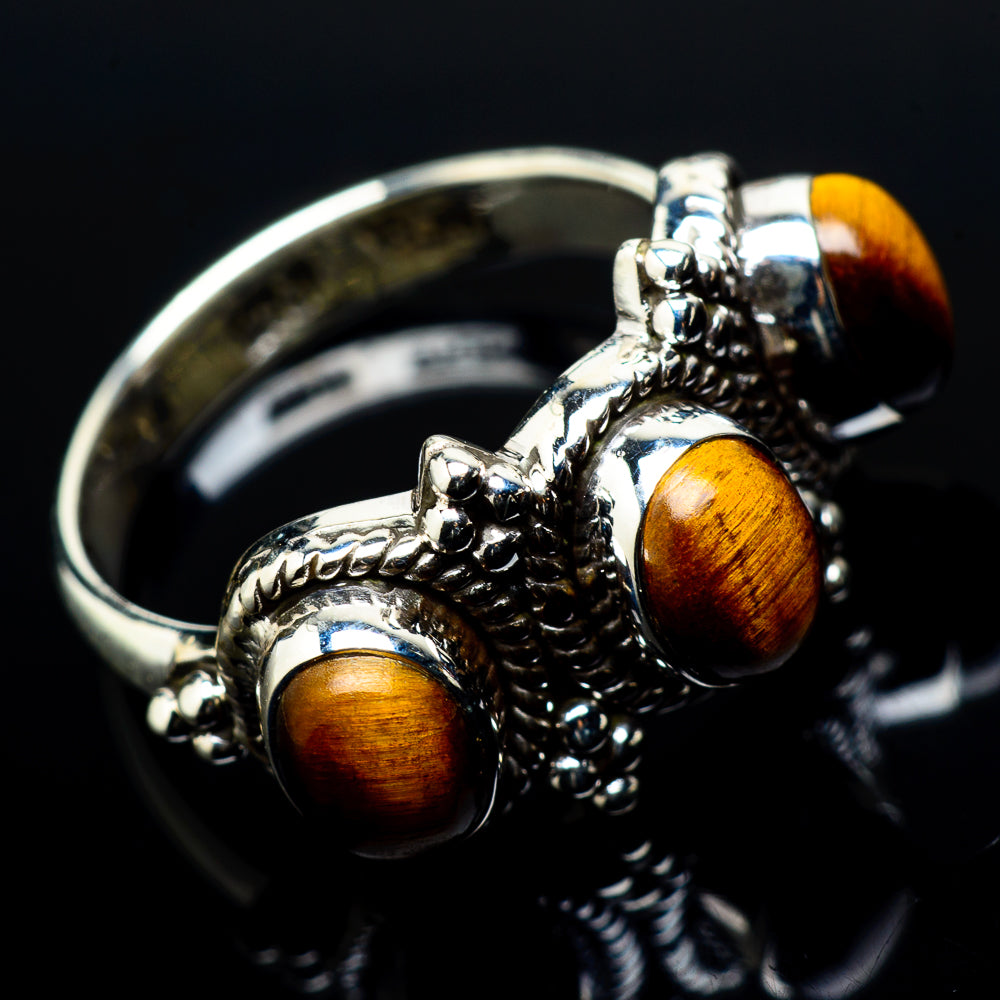 Tiger Eye Rings handcrafted by Anasilvercos - RING20944
