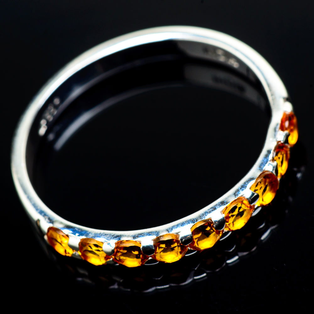 Citrine Rings handcrafted by Anasilvercos - RING20946