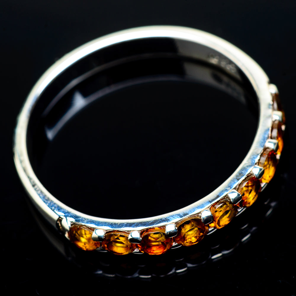 Citrine Rings handcrafted by Anasilvercos - RING21024