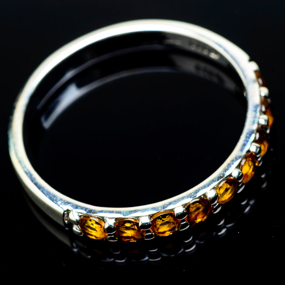 Citrine Rings handcrafted by Anasilvercos - RING21037