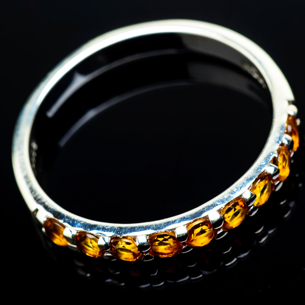 Citrine Rings handcrafted by Anasilvercos - RING21090