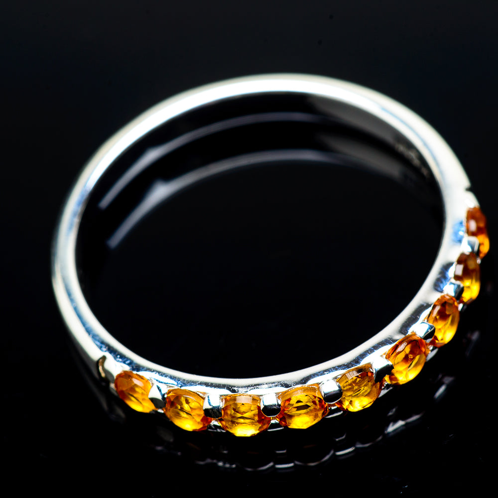 Citrine Rings handcrafted by Anasilvercos - RING21191