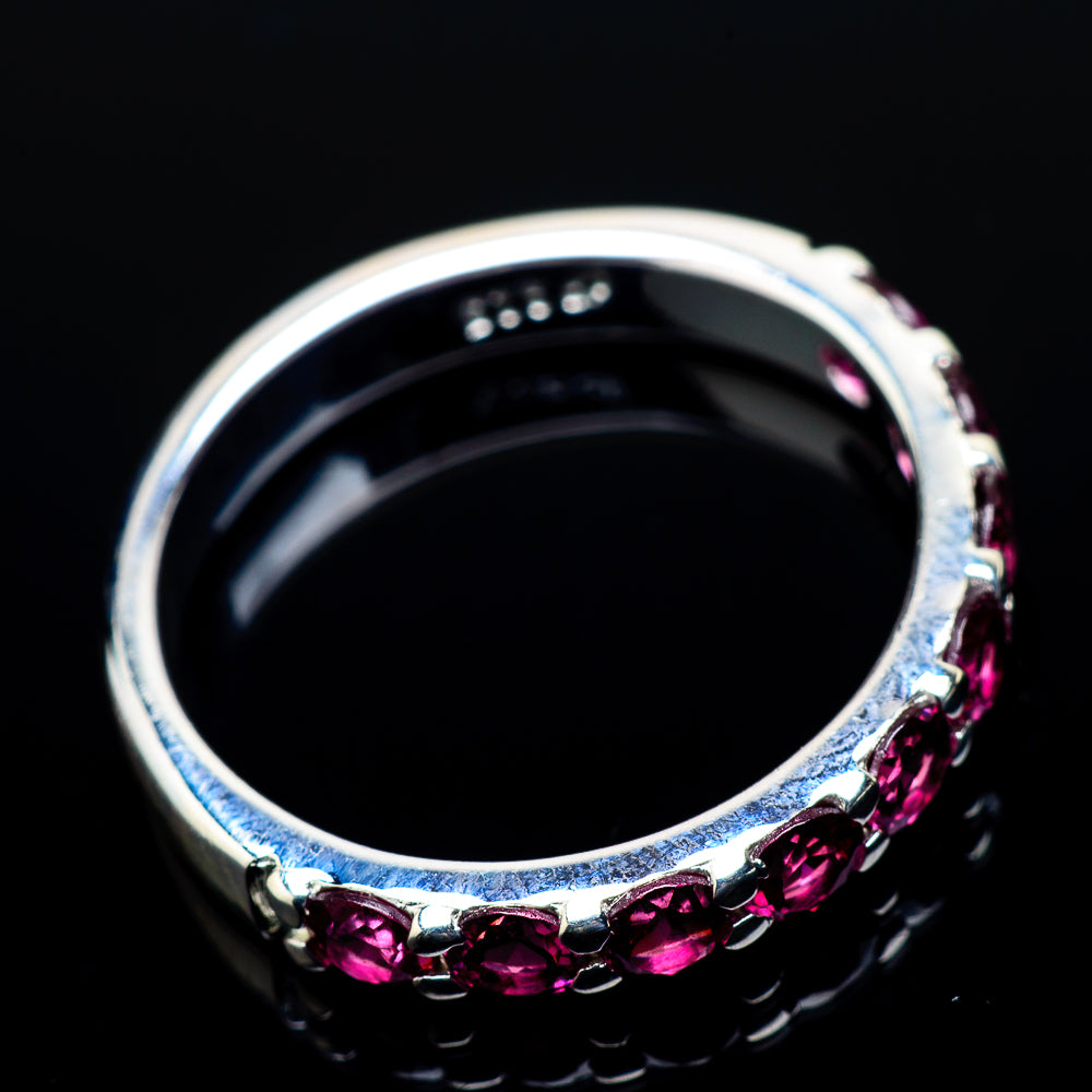Pink Tourmaline Rings handcrafted by Anasilvercos - RING21193