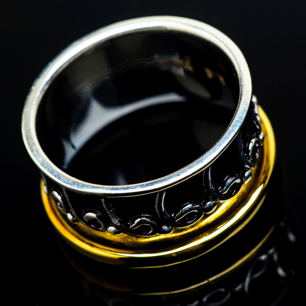 Meditation Spinner Rings handcrafted by Anasilvercos - RING21273