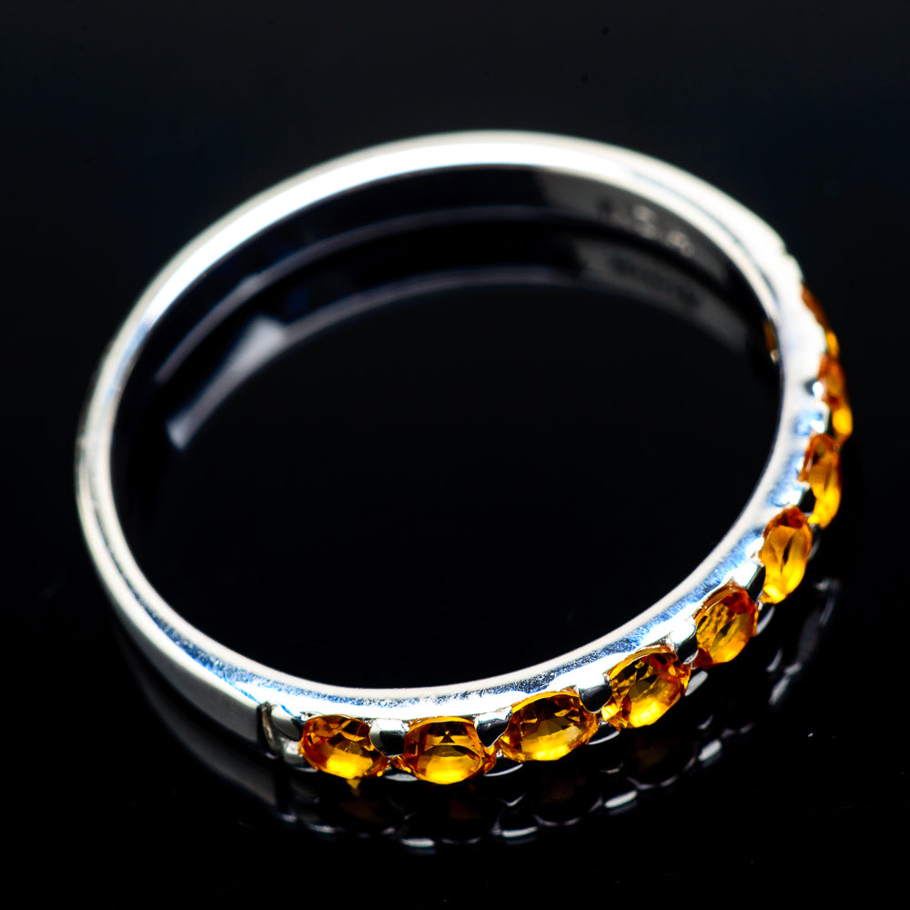 Citrine Rings handcrafted by Anasilvercos - RING21378