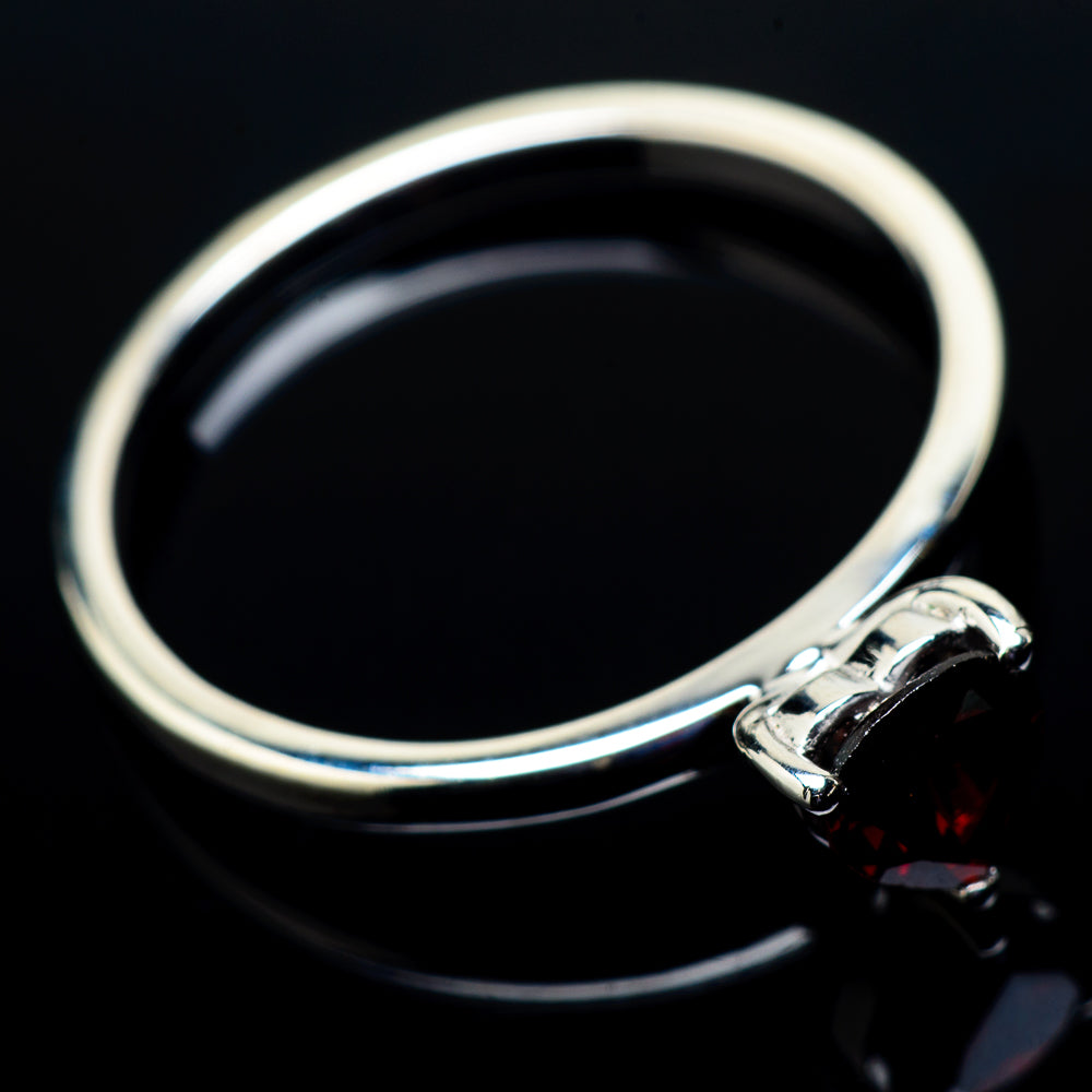 Garnet Rings handcrafted by Anasilvercos - RING21400