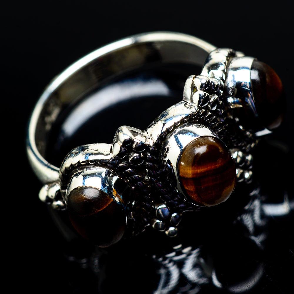 Tiger Eye Rings handcrafted by Anasilvercos - RING21415