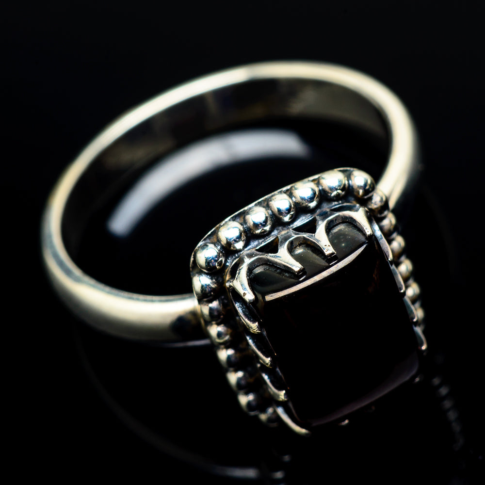 Red Onyx Rings handcrafted by Anasilvercos - RING21432