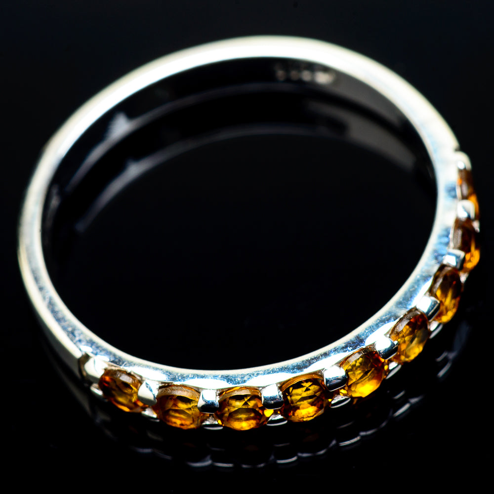 Citrine Rings handcrafted by Anasilvercos - RING21450