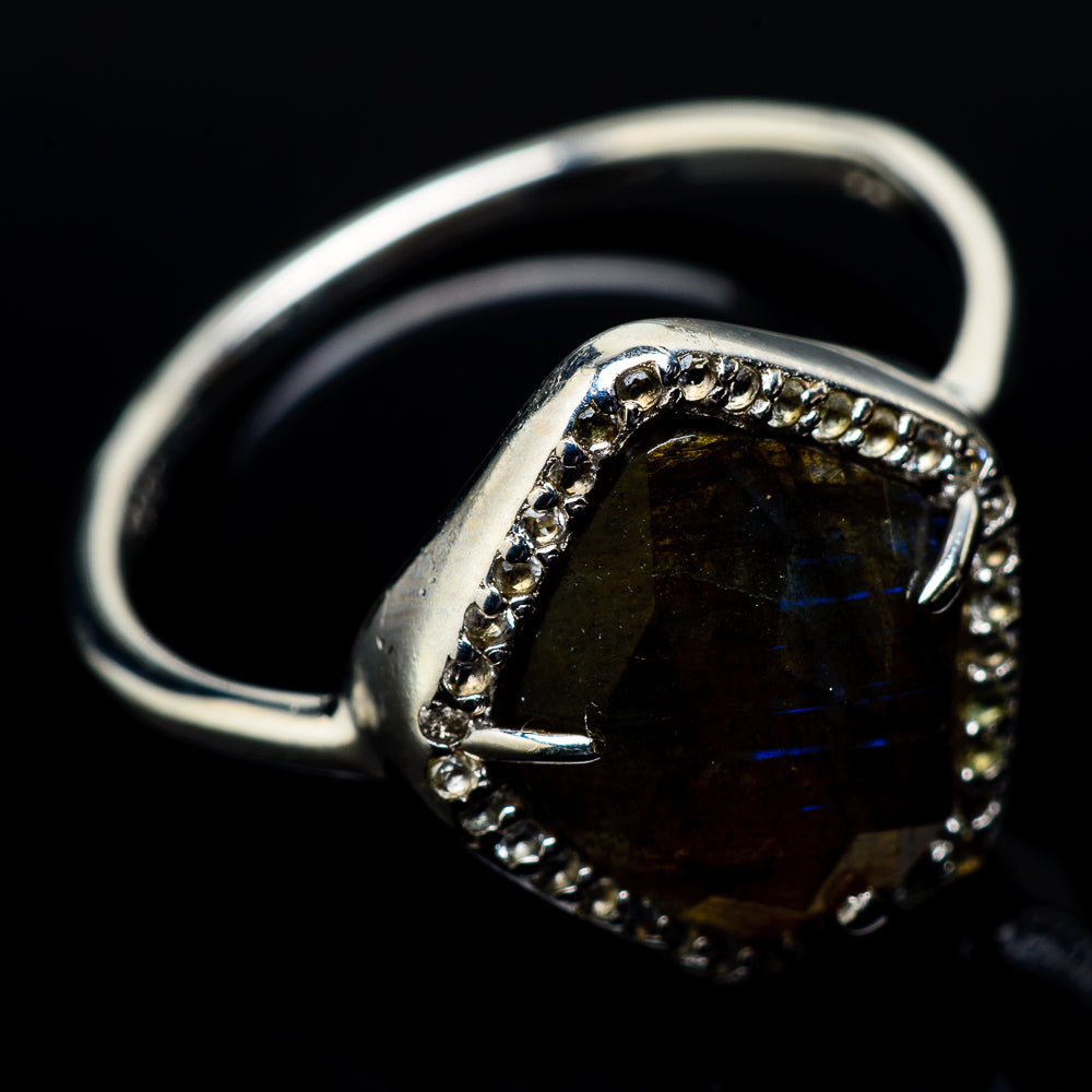 Labradorite Rings handcrafted by Anasilvercos - RING21500