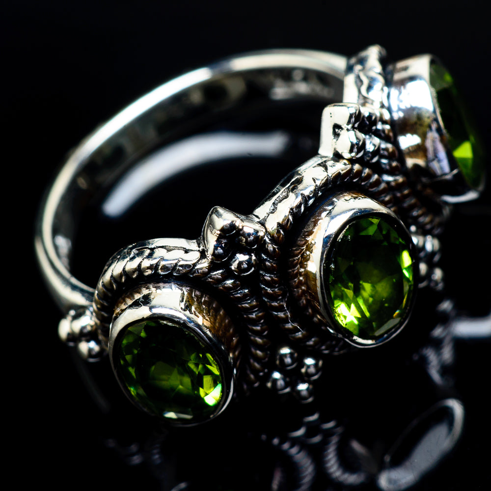 Peridot Rings handcrafted by Anasilvercos - RING21872