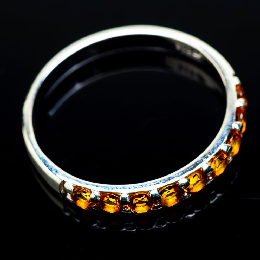 Citrine Rings handcrafted by Anasilvercos - RING22017