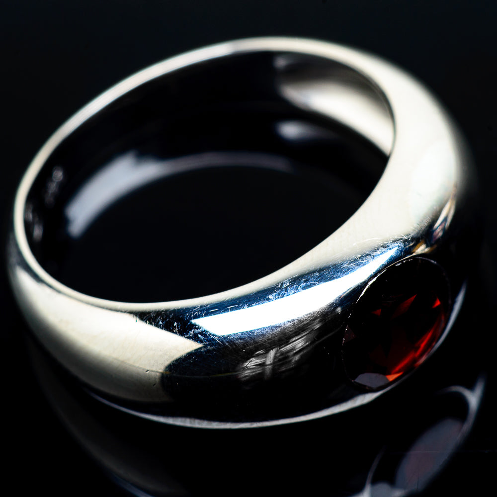 Garnet Rings handcrafted by Anasilvercos - RING22048