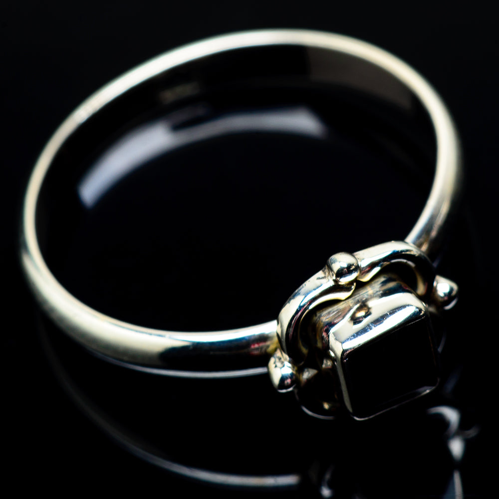 Black Onyx Rings handcrafted by Anasilvercos - RING22242