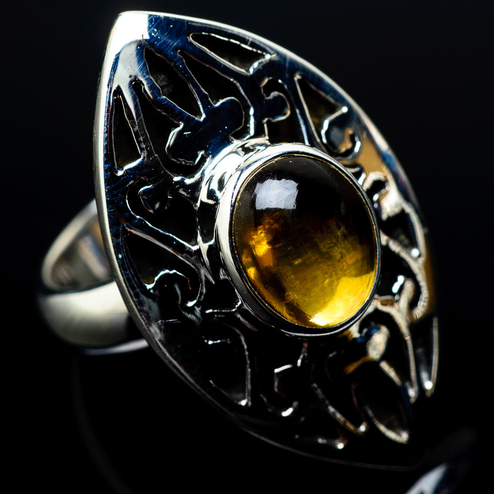 Citrine Rings handcrafted by Anasilvercos - RING22368