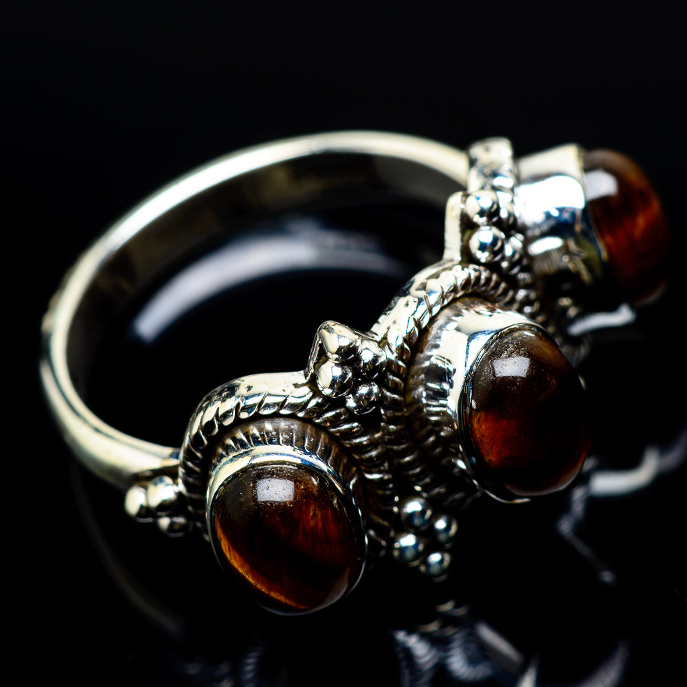 Tiger Eye Rings handcrafted by Anasilvercos - RING22391