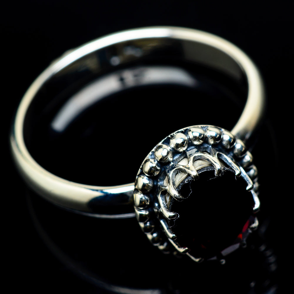 Garnet Rings handcrafted by Anasilvercos - RING22428