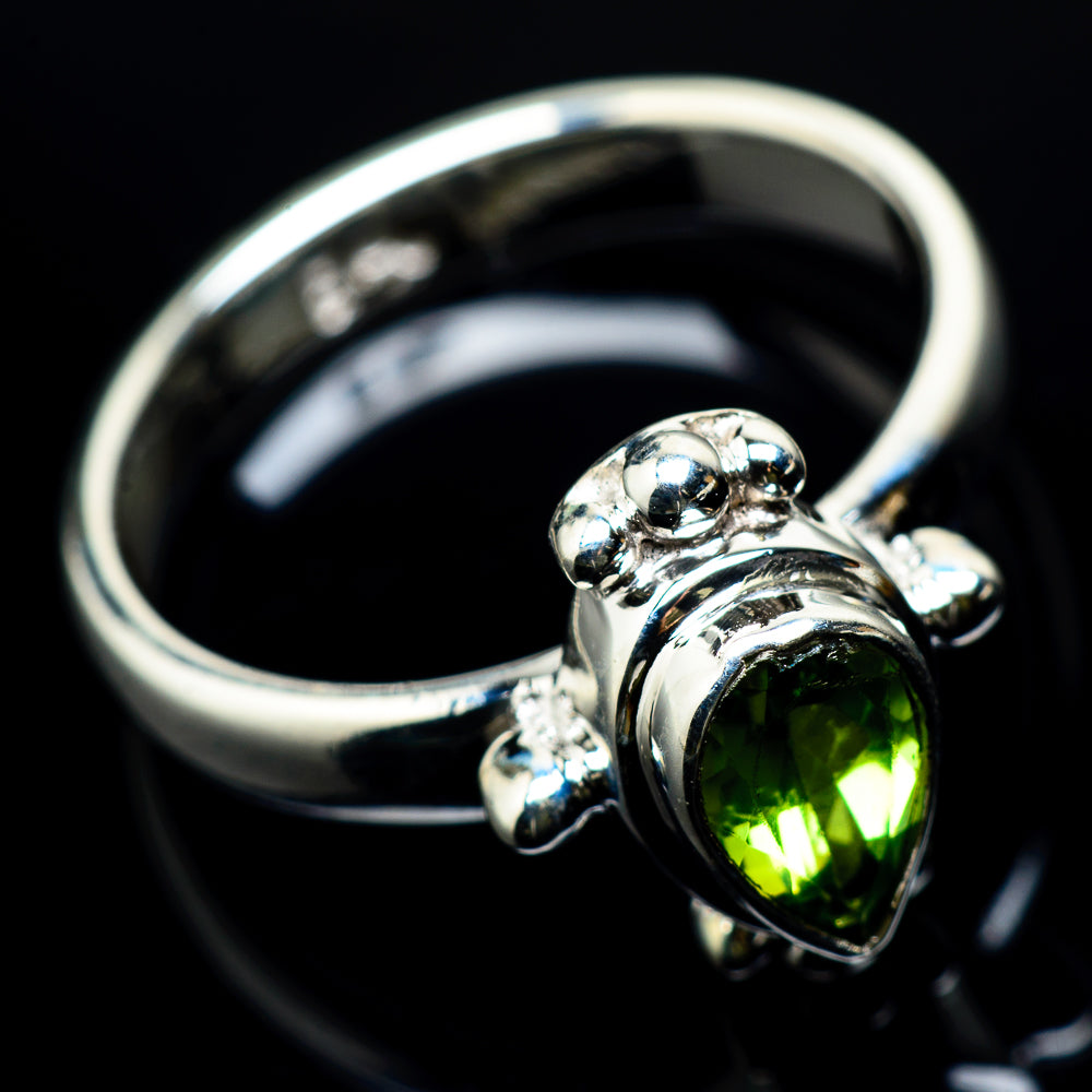 Peridot Rings handcrafted by Anasilvercos - RING22451