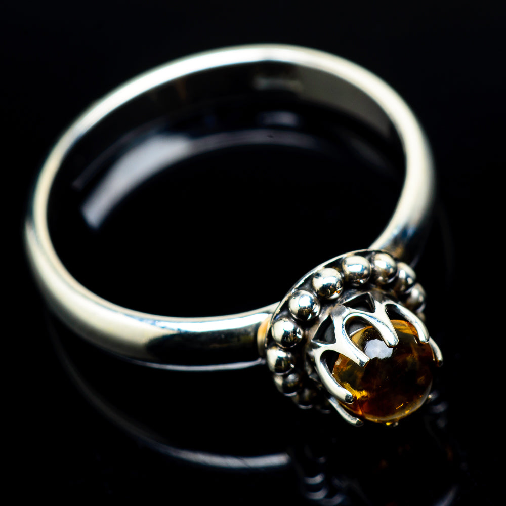 Citrine Rings handcrafted by Anasilvercos - RING22510