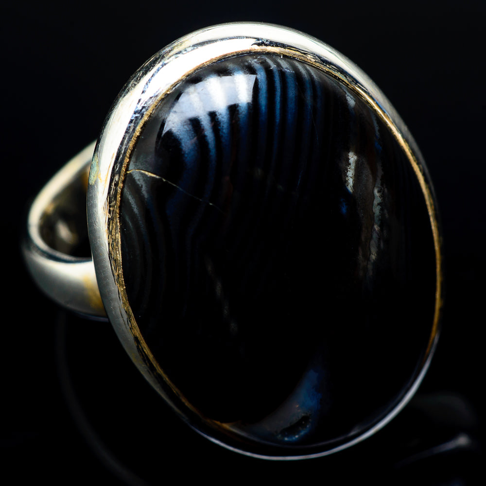 Psilomelane Rings handcrafted by Anasilvercos - RING22569