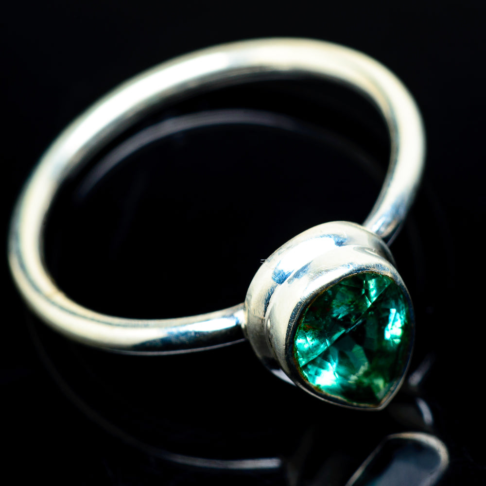 Zambian Emerald Rings handcrafted by Anasilvercos - RING22581
