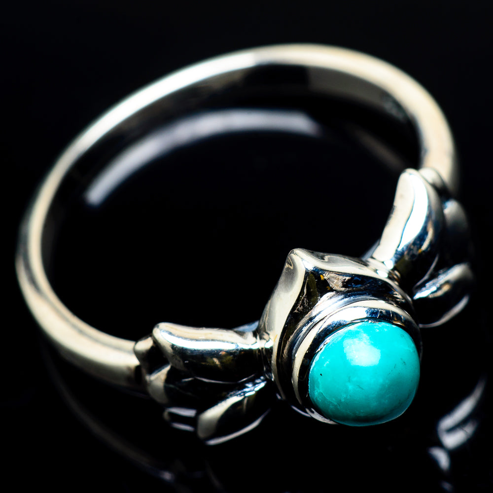 Arizona Turquoise Rings handcrafted by Anasilvercos - RING22596