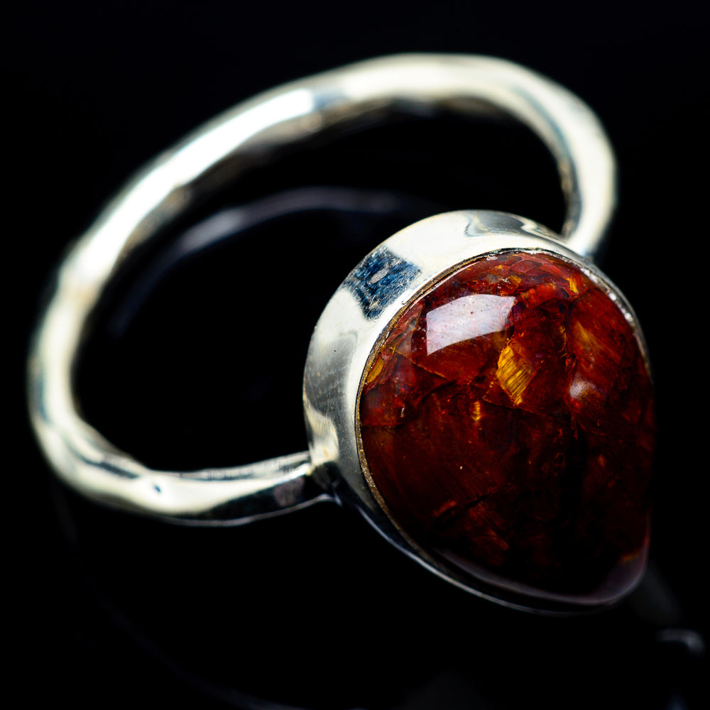 Golden Pietersite Rings handcrafted by Anasilvercos - RING22849