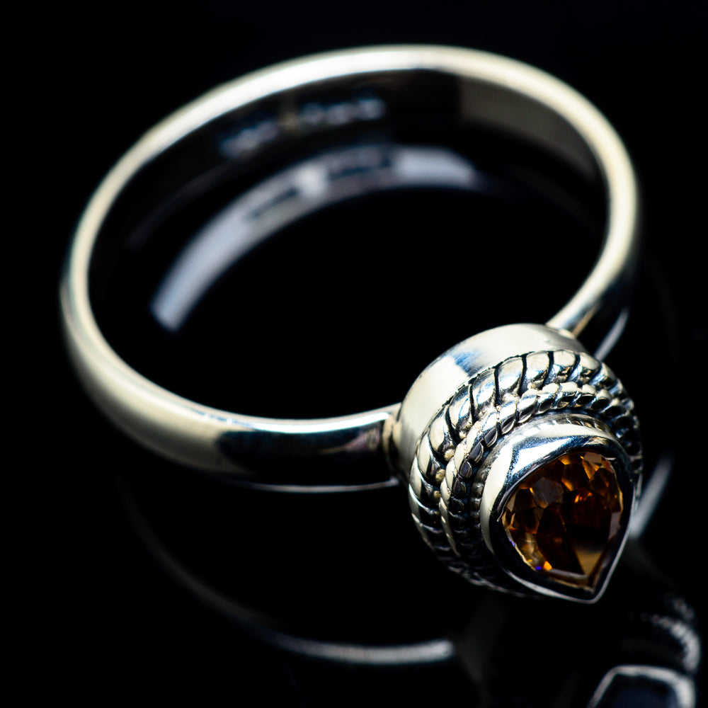 Citrine Rings handcrafted by Anasilvercos - RING22932