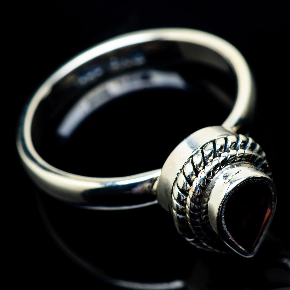 Garnet Rings handcrafted by Anasilvercos - RING22961