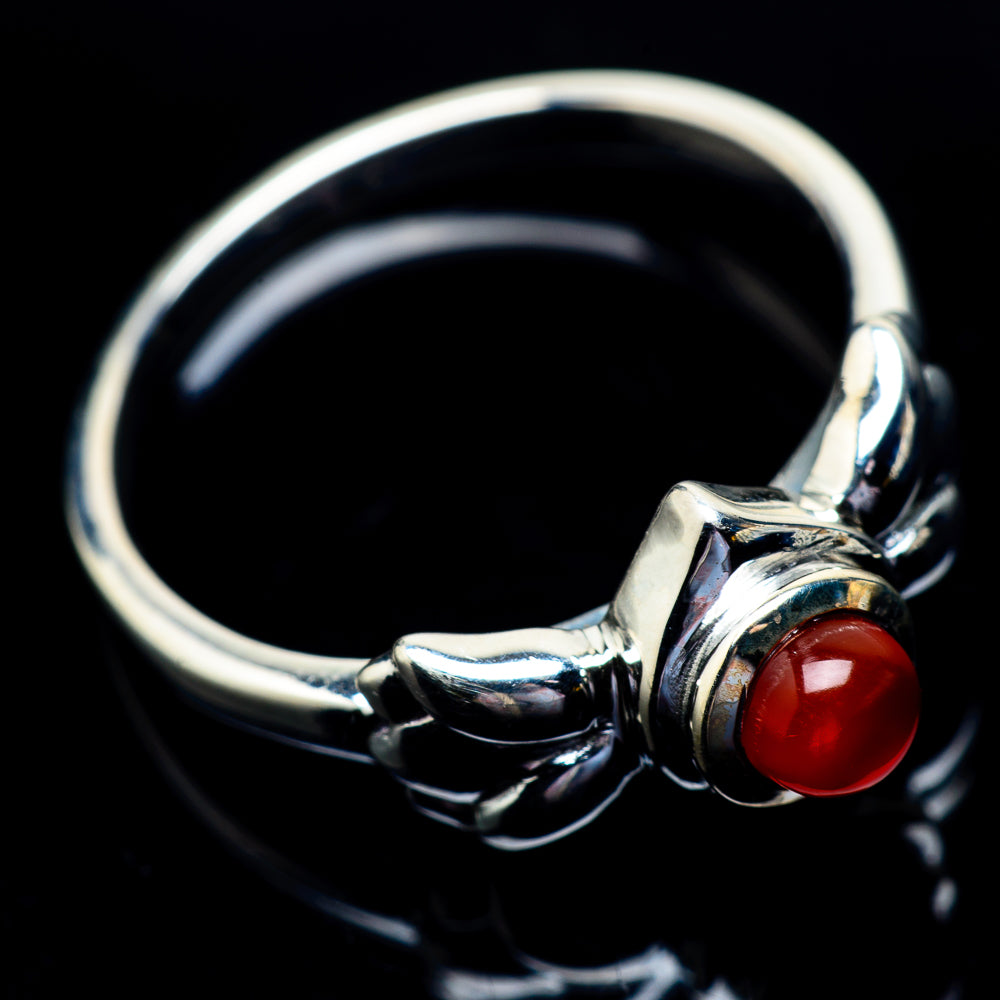 Red Onyx Rings handcrafted by Anasilvercos - RING23012