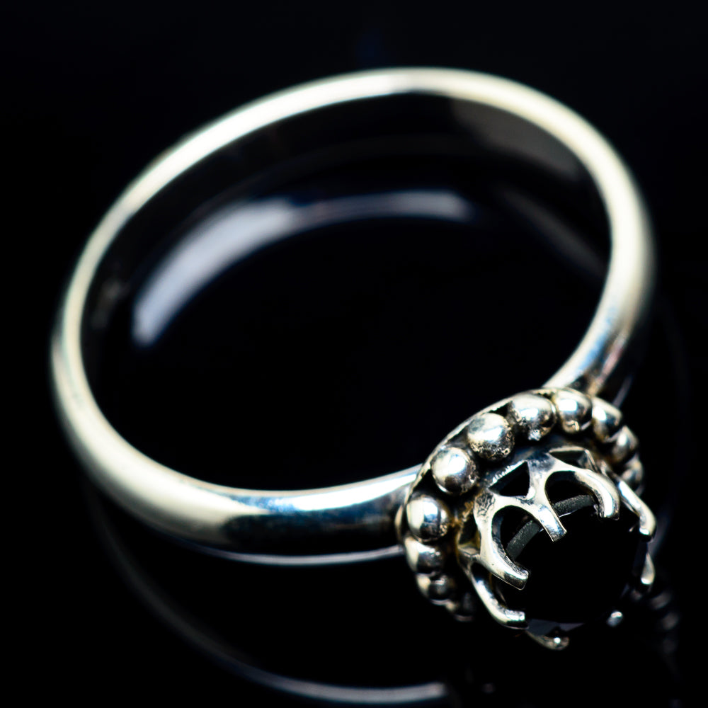 Black Onyx Rings handcrafted by Anasilvercos - RING23232