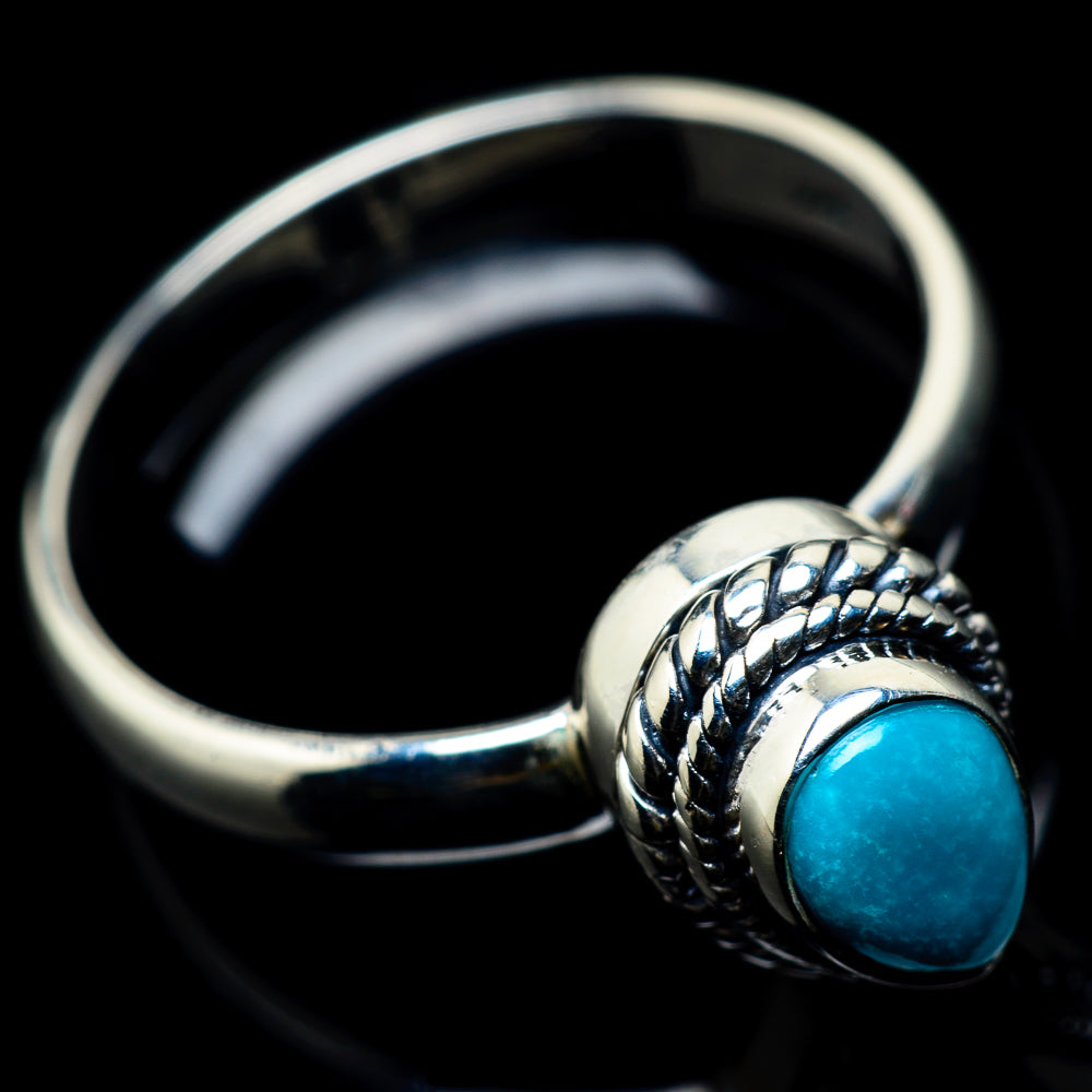 Tibetan Turquoise Rings handcrafted by Anasilvercos - RING23249