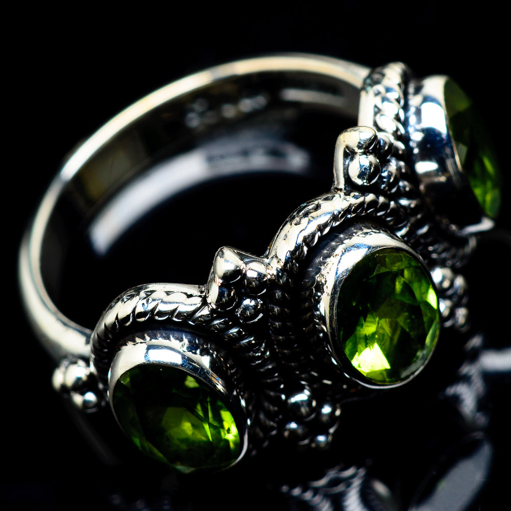 Peridot Rings handcrafted by Anasilvercos - RING23367