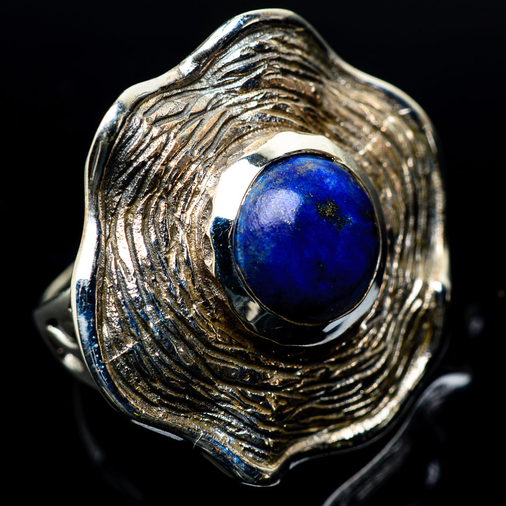 Lapis Lazuli Rings handcrafted by Anasilvercos - RING23481